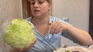 Ждем врача /ночь была веселая/ Распаковка продуктов из магнит/