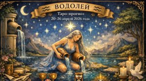 ♒ Водолей — таро-прогноз с 20 по 26 апреля 2026 года 🔮✨