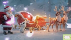 Приключение Зайчика на Рождество!