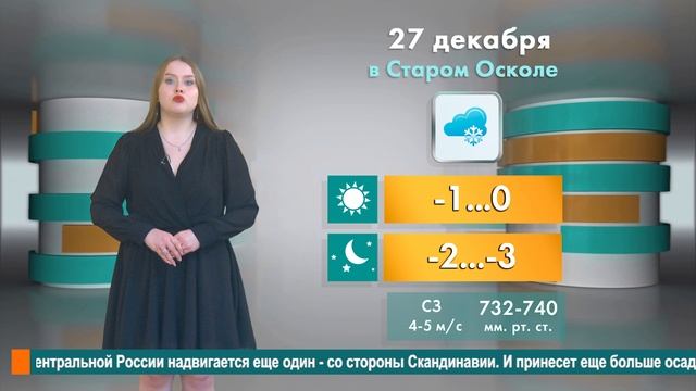 Погода в Старом Осколе на 27 декабря смотреть онлайн