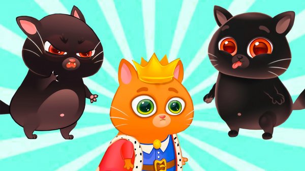 Суровый КОТИК БУБУ #116. Заруба с Цветочком. Часть 2. Мультик ИГРА про котят на канале Игрули TV