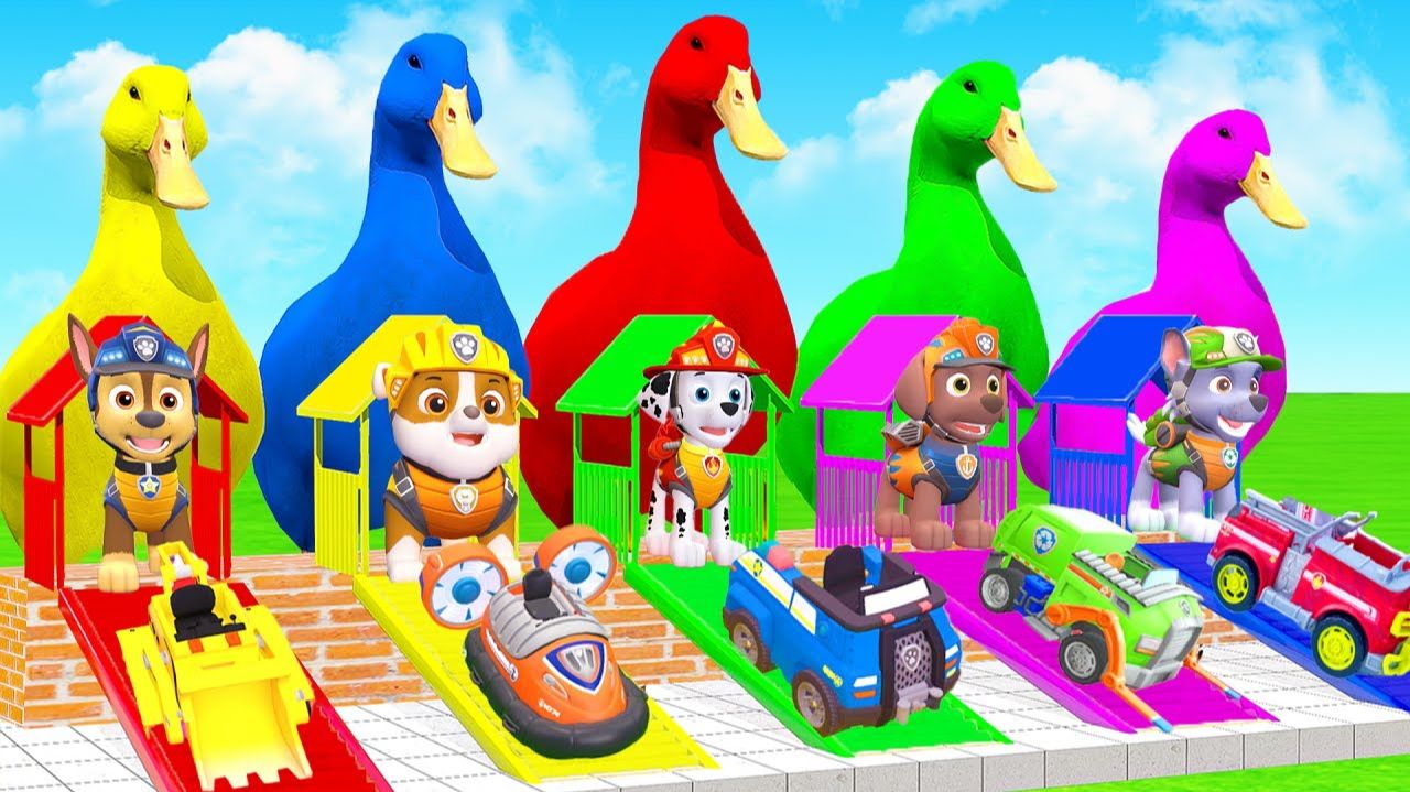 МУЛЬТИК ЩЕНЯЧИЙ ПАТРУЛЬ. ЩЕНКИ НА РАЗНОЦВЕТНЫХ ГОРКАХ смотреть онлайн