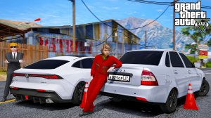 ОПЕРСКАЯ ЛАДА ПРИОРА ПРОТИВ CHANGAN UNI-V! УЛЕТЕЛ В КАНАВУ НА ПРИОРЕ! ОПЕРСКАЯ ЕЗДА В GTA 5 ВОТЕР