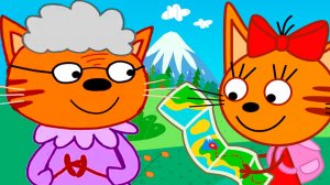 ТРИ КОТА - БОЛЬШОЕ ПУТЕШЕСТВИЕ НА АВТОБУСЕ - МУЛЬТИКИ ТРИ КОТА