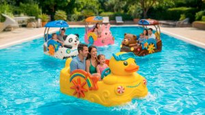 🚤 Бамперные лодки для взрослых и детей — водный аттракцион для бизнеса