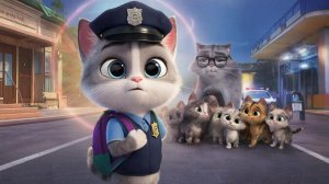 Маленький Котёнок,мечтающий защищать свой город .Мультики для детей