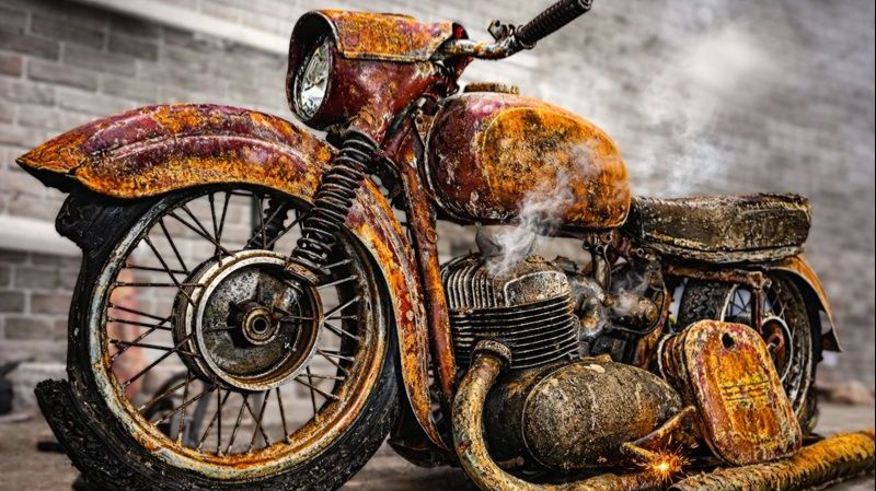 Реставрация Мотоцикла JAWA 1960-х смотреть онлайн