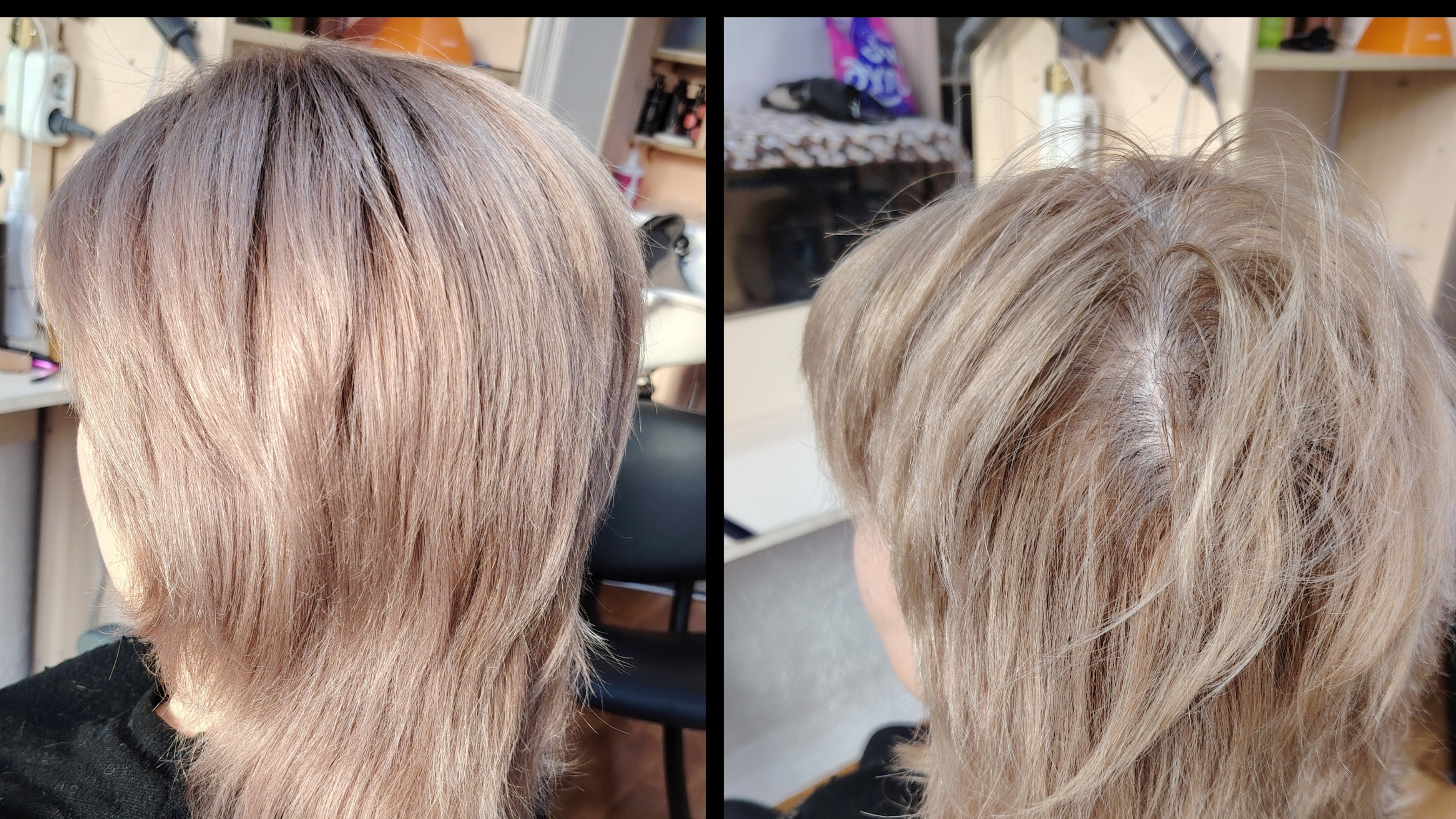 Окрашивание седых волос Капус 9/0+7/1+7/12 смотреть онлайн