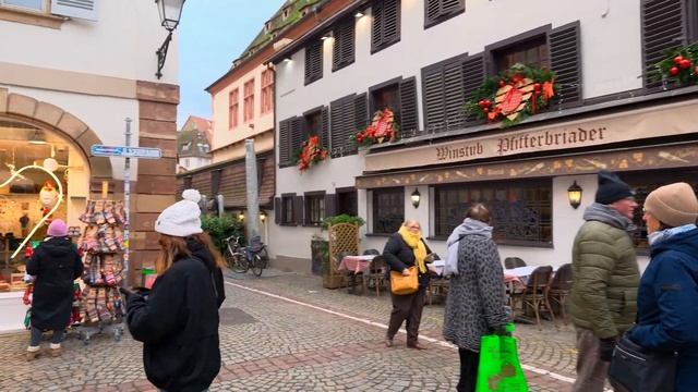 Почему Страсбург считают столицей Рождества зимняя прогулка 🎄✨ смотреть онлайн