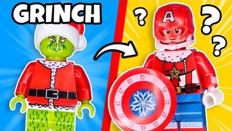 Я собрал поддельную мини-фигурку LEGO САНТЫ... смотреть онлайн