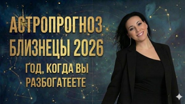 Астропрогноз Близнецы 2026 год