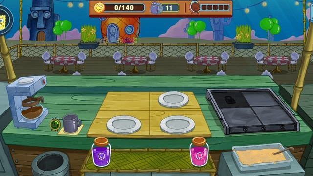 Играем в Губку Боба Кулинарные Поединки 2 Часть