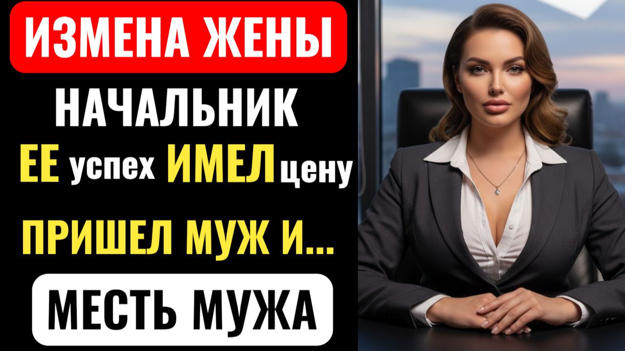 МУЖ УСТРОИЛСЯ в офис ЖЕНЫ и УЗНАЛ как она ПОЛУЧАЕТ ПОВЫШЕНИЕ. Аудио рассказ про измену. смотреть онлайн