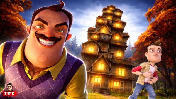 ШОУ ПРИВЕТ СОСЕД! ОЧЕНЬ СТРАШНЫЙ ПОБЕГ! ИГРА HELLO NEIGHBOR MOD KIT ПРОХОЖДЕНИЕ МОД NICHOLAS FEARS!
