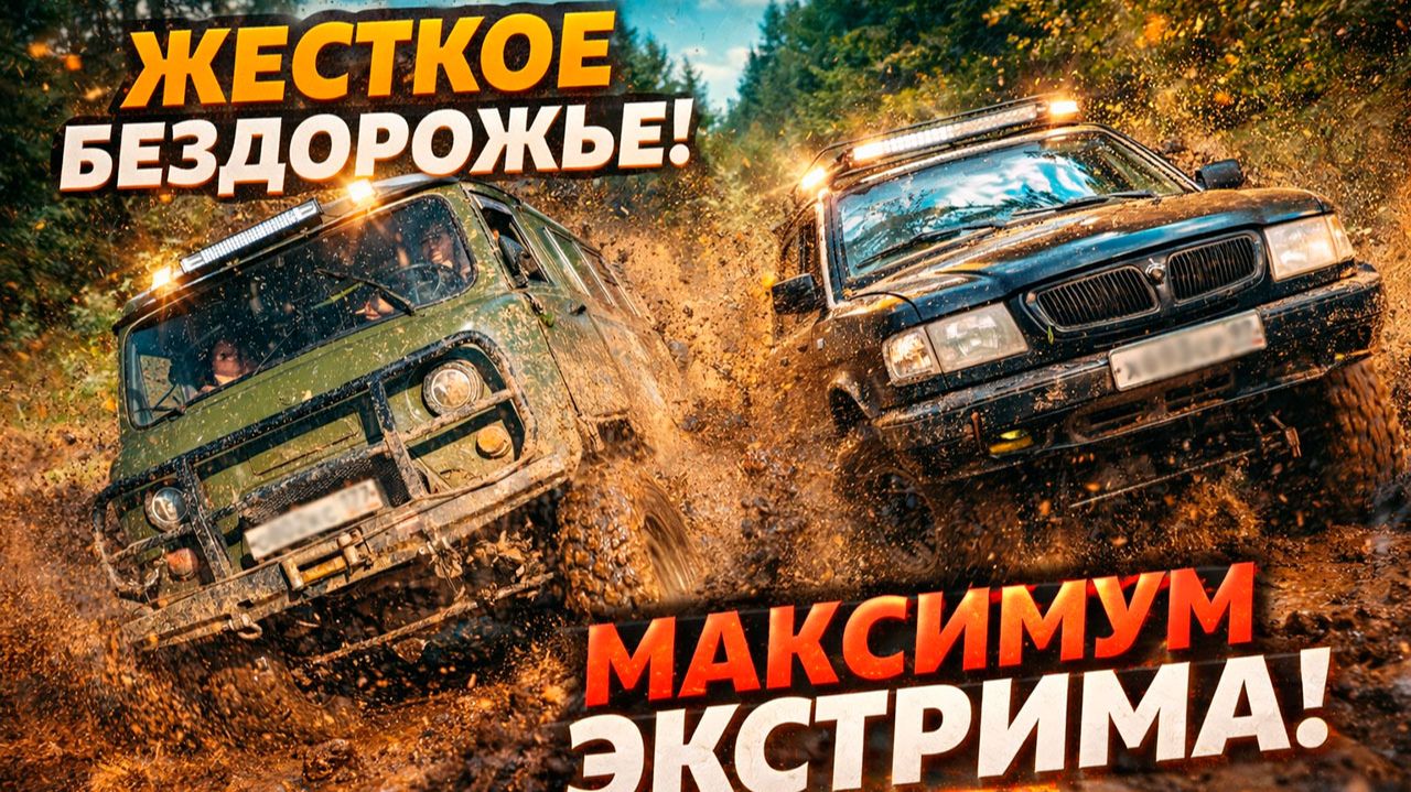 Мужики построили Волгу 4х4 круче нивы! Что может оффроад волга Замес на бездорожье