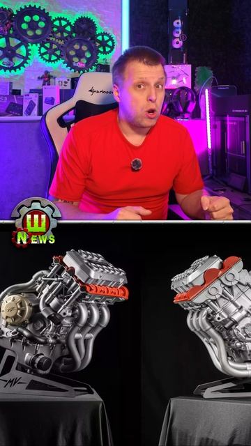 MV Agusta показывает 5‑цилиндровый двигатель с уникальной конструкцией смотреть онлайн