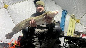 ЗИМНЯЯ РЫБАЛКА НА СЕВЕРЕ В МОРОЗ -44. ЛОВИМ НАЛИМА НА ЖЕРЛИЦЫ