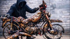 Реставрация Старого Мотоцикла Honda из 1970-х