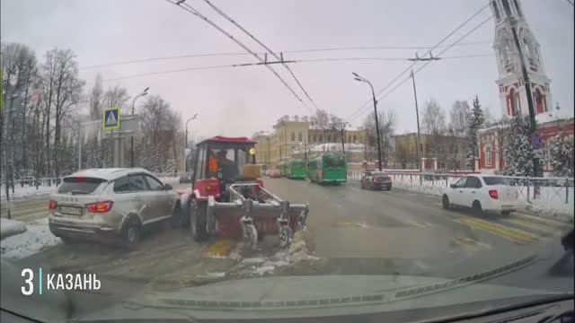 ДТП и аварии! Подборка на видеорегистратор за Декабрь