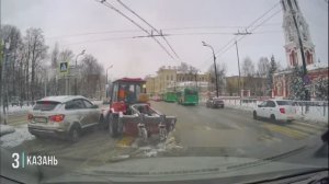 ДТП и аварии! Подборка на видеорегистратор за Декабрь