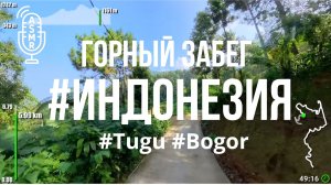 Видео для бега на беговой дорожке с  окружающими звуками | #Tugu #Bogor #Indonesia