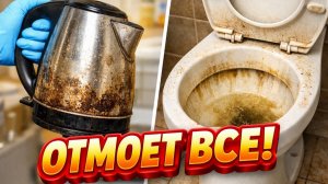 Одна паста для всех! Как очистить все, от унитаза до чайника