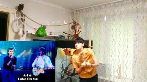 Диана Анкудинова (танцует) и "A - Ha" (поют) - "Take On Me" (сплит)