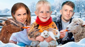 Животные НА РУКАХ! ТАЧ-ЗООПАРК 🎄 КОРМИМ и ДЕРЖИМ МИЛЫХ животных!