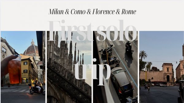 Italy/Италия (Milan/Милан, Como/Комо, Florence/Флоренция, Rome/Рим)