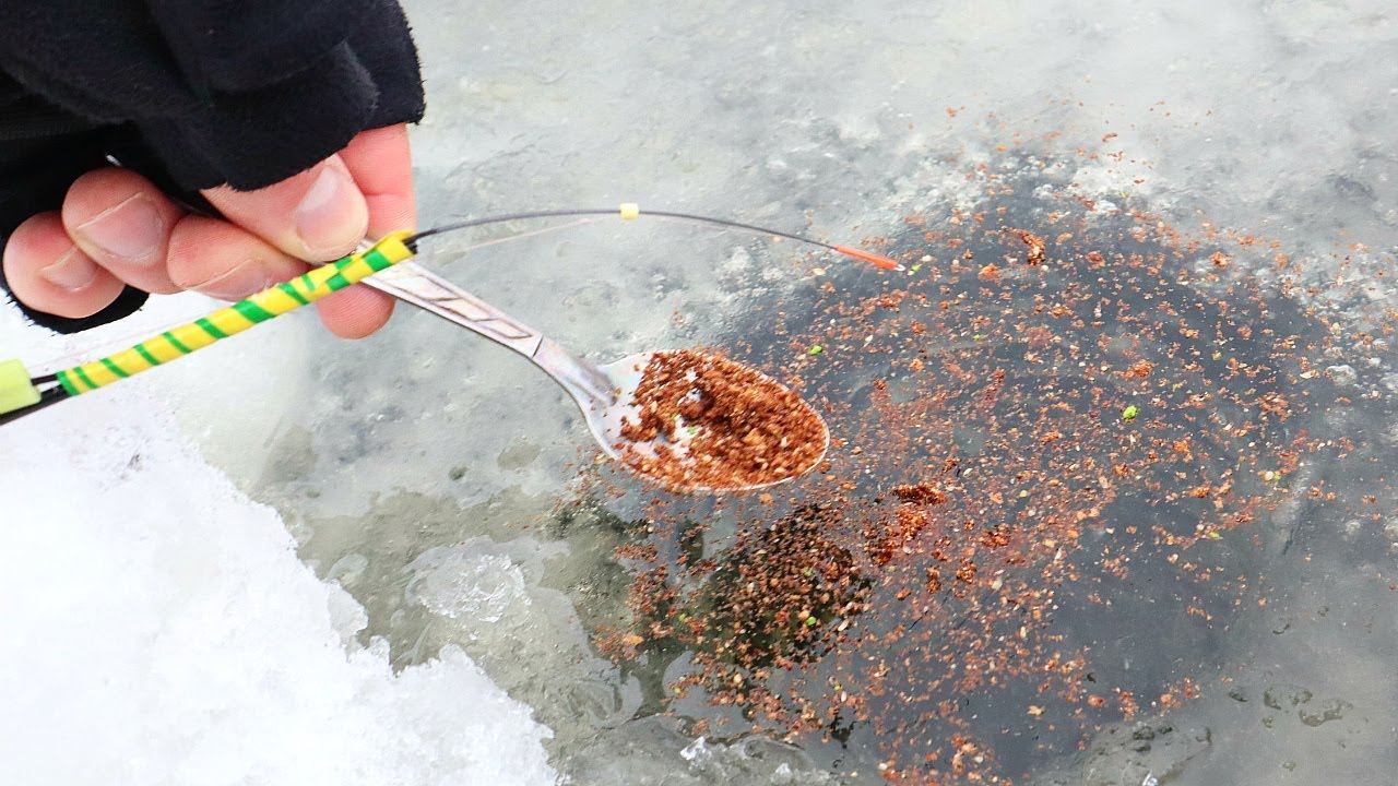 Что делать если перекормили уловистую лунку? Есть быстрое решение. смотреть онлайн