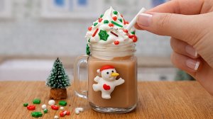 Такой вкусный согревающий мини напиток! ❤️ Простой рецепт горячего шоколада! 🍫 Мини Кухня