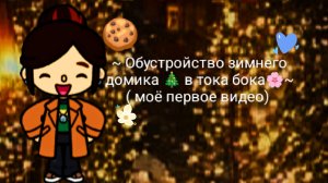 Обустройство зимнего домика🎄