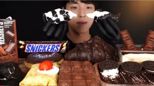🔥🍲 Мукбанг и Mukbang : ШОКОЛАДНЫЙ ДЕСЕРТНЫЙ ФЕСТИВАЛЬ! 🍫 Круассан, тирамису, торт с маршмеллоу