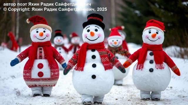Песня. Снеговики