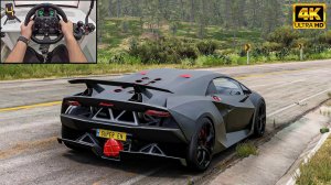 Lamborghini Sesto Elemento - Forza Horizon 5 ｜ Logitech G923 Steering Wheel