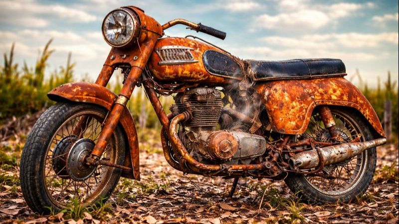 Реставрация Заброшенного Британского Мотоцикла Triumph 1961 года смотреть онлайн