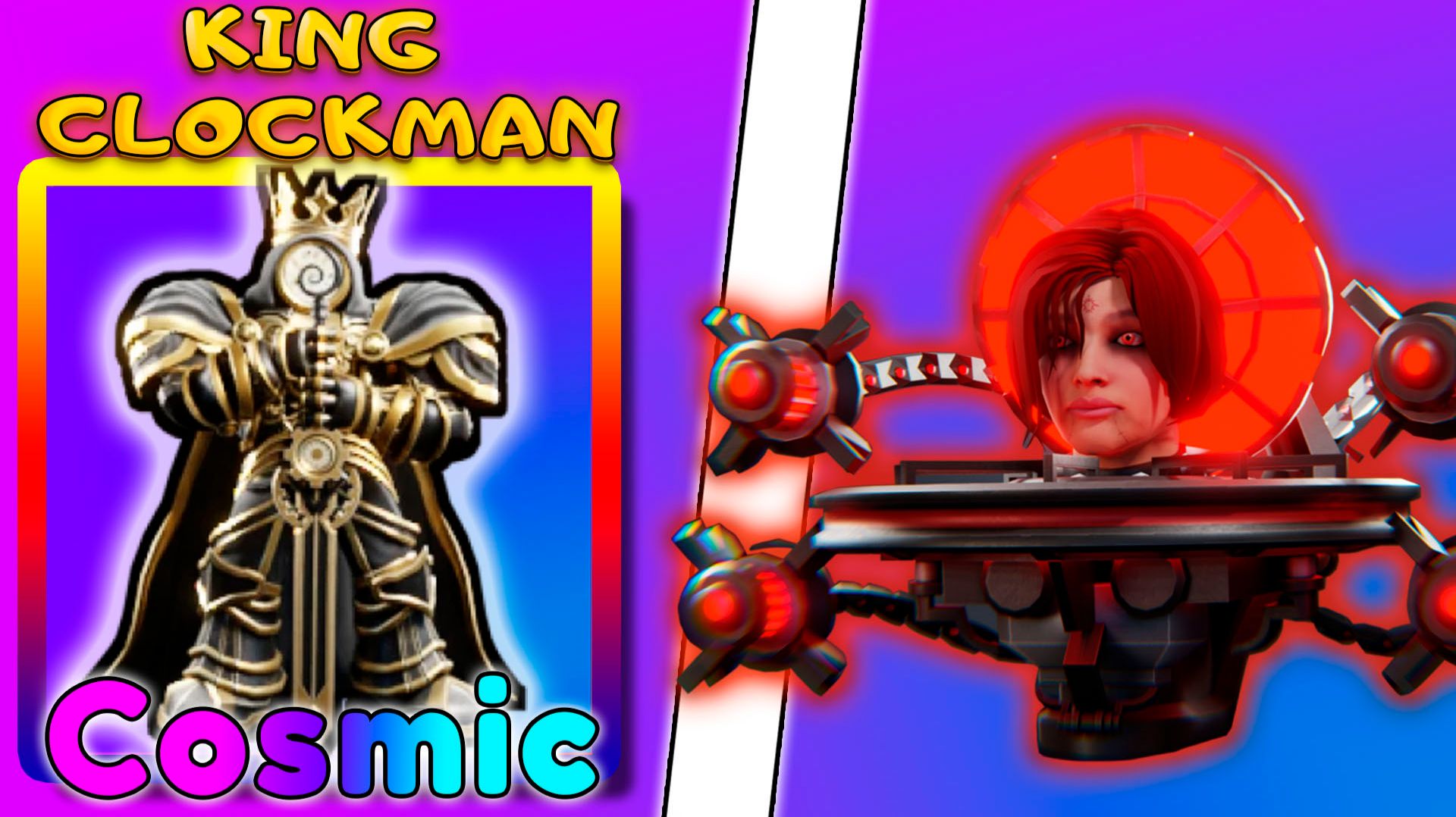 KING CLOCKMAN ЭТО КОСМИК САМЫЙ ЛУЧШИЙ - ВТОРОЙ АПДЕЙТ ПОДРЯД В SKIBIDI TOWER DEFENSE ROBLOX РОБЛОКС смотреть онлайн