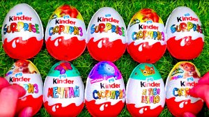 Вкусный ASMR. 10 Киндер Сюрпризов! Какие киндеры я выберу?