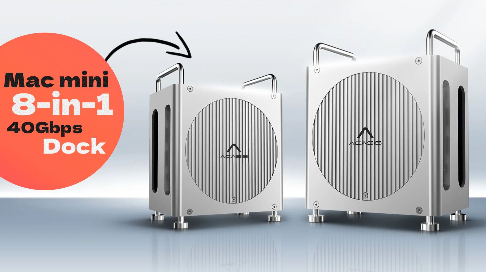 Док-станция для Mac Mini M4 со скоростью 40 Гбит/с
