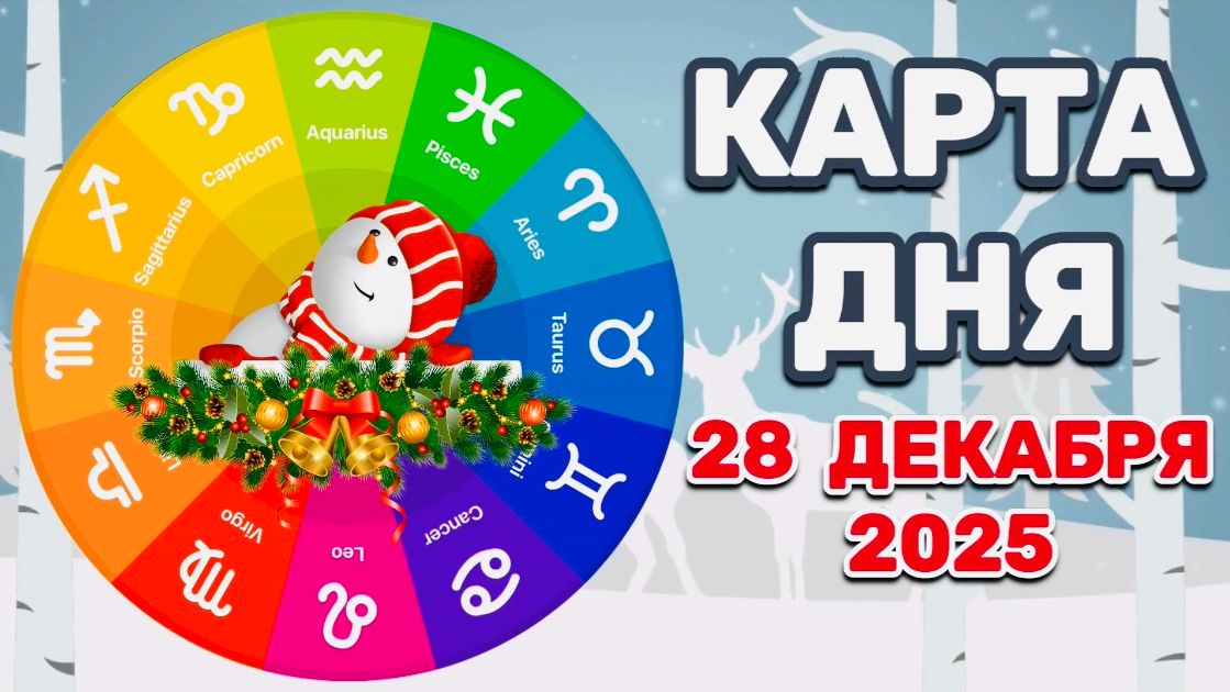 "КАРТА ДНЯ" на 28 ДЕКАБРЯ 2025 года (Оракул КАЛЕЙДОСКОП)!!! смотреть онлайн