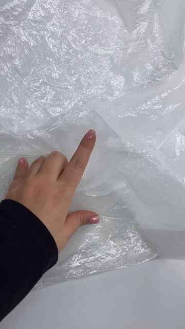 Ткань органза крэш с мерцающим эффектом Paco Rabanne PL-0419 смотреть онлайн