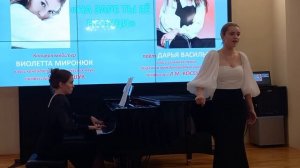 А. Варламов, стихи А. Фета ''На заре ты её не буди''-поёт Дарья Васильева, конц. Виолетта Миронюк