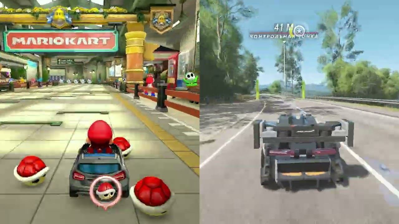 Mario Kart 8 Deluxe VS Forza Horizon 4 (Сезон 2 Часть 1) смотреть онлайн