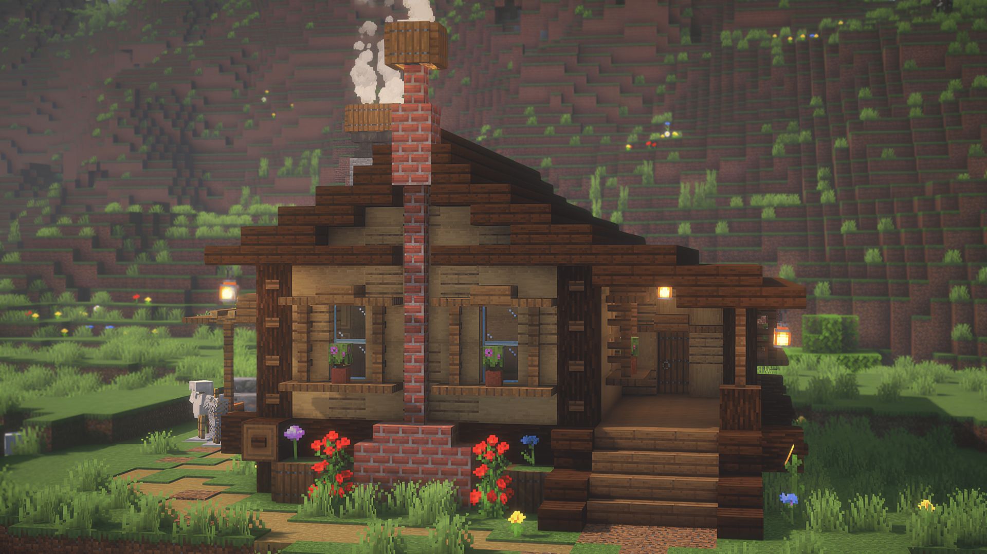 СРЕДНЕВЕКОВЫЙ СТАРТОВЫЙ ДОМ В МАЙНКРАФТ!