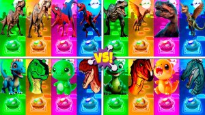 Динозавры МЕГАМИКС 269-272 уровни - Мультики про Динозавров | МУЛЬТФИЛЬМЫ ДИНОЗАВРЫ в Tiles Hop