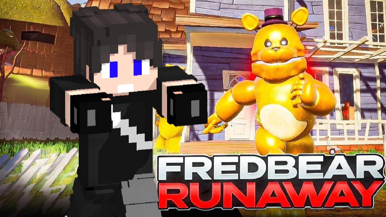 Я СБЕЖАЛ от пугающего ФРЕДБЕРА в игре HELLO NEIGHBOR смотреть онлайн