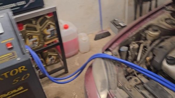 ✅️️ KIA Spectra 1.6 2007 270000км: промывка системы охлаждения и радиатора печки