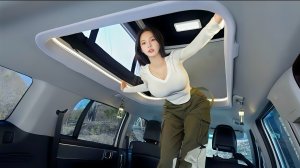 Роскошный кемпинг в автоматизированном кемпер-фургоне с выдвижной палаткой. Бушкрафт