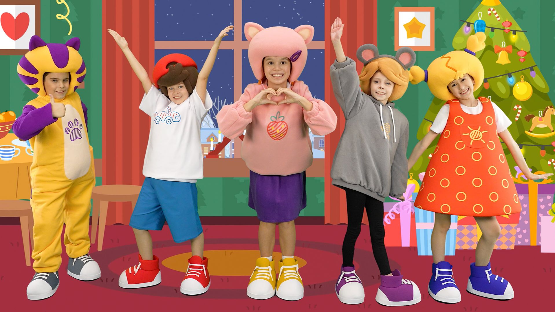 ТУК-ТУК НОВЫЙ ГОД - Кукутики песенки про для детей про Новый год смотреть онлайн