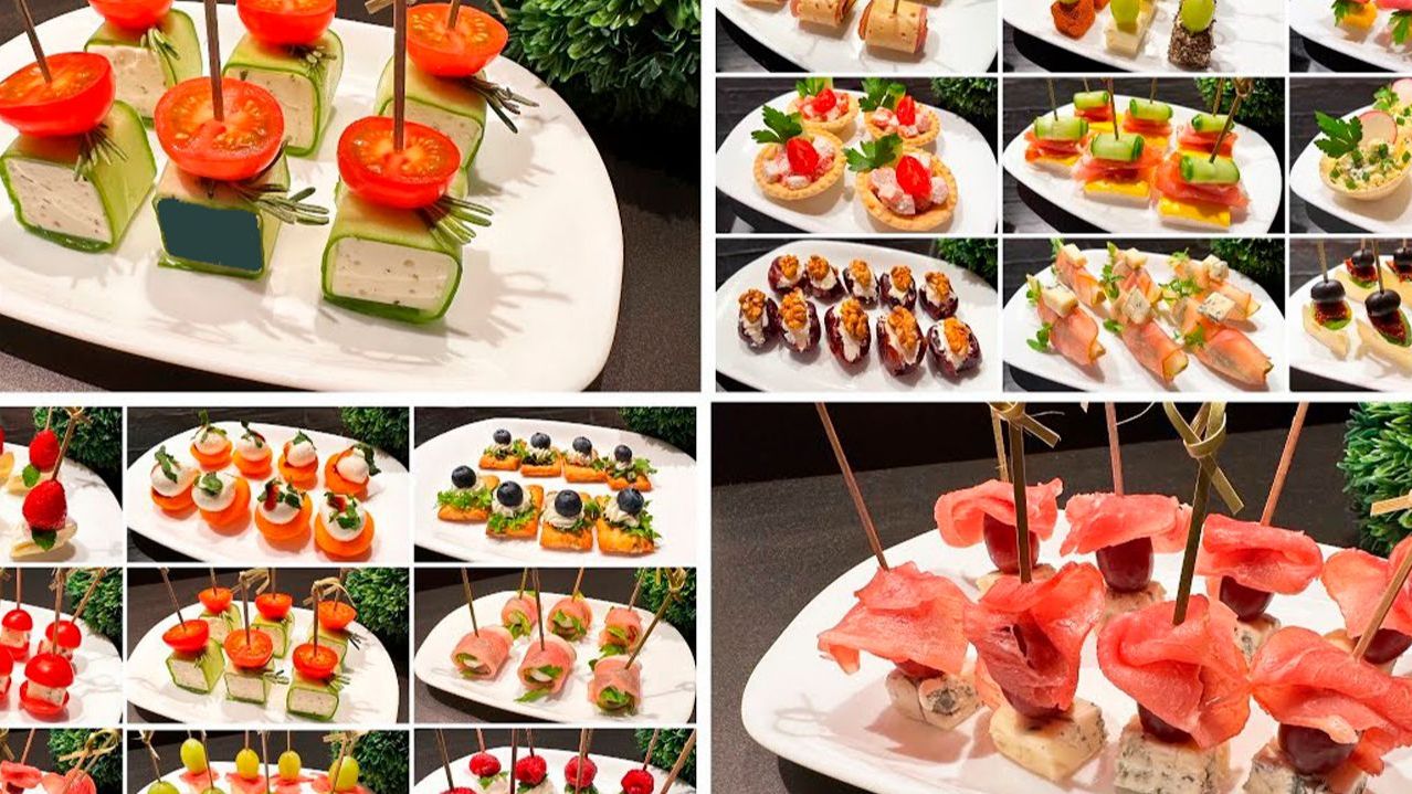 ШИКАРНЫЕ ЗАКУСКИ ЗА 20 МИНУТ НА НОВЫЙ ГОД. Закуска 2026 Новогодние рецепты Праздничный стол. смотреть онлайн